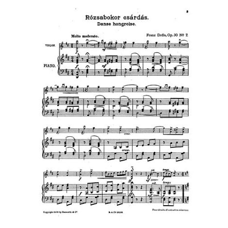 Franz Drdla: Hungarian Dances Op.30 No.7 'Roszabokor Csardas'