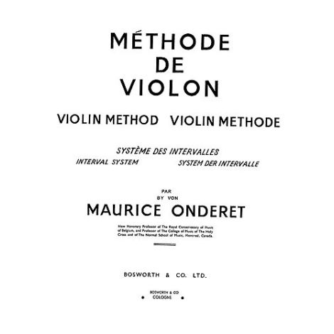 Maurice Onderet: Violin Method Book 2A