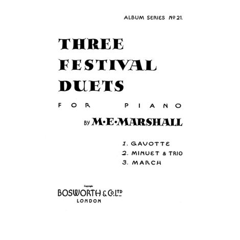 Marshall, Me Three Festival Duets Pfduet