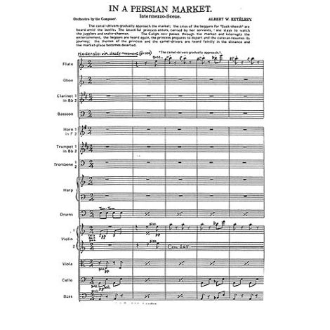 Albert Ketelbey: In A Persian Market (Score/Parts)