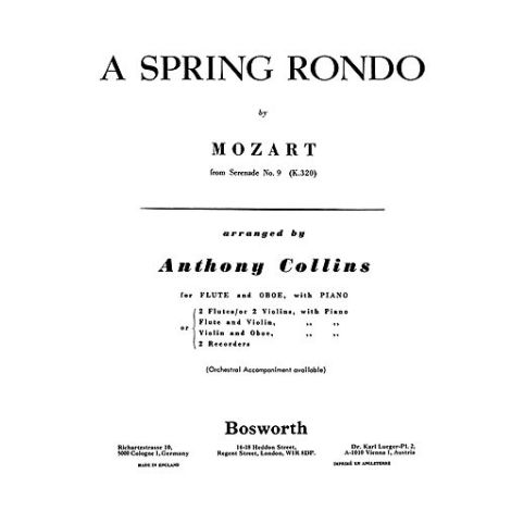 W.A. Mozart: Spring Rondo (Flute/Oboe/Piano)