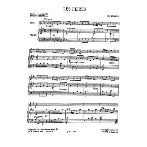 Jean-Francois Dandrieu: Les Fifres Oboe/Piano
