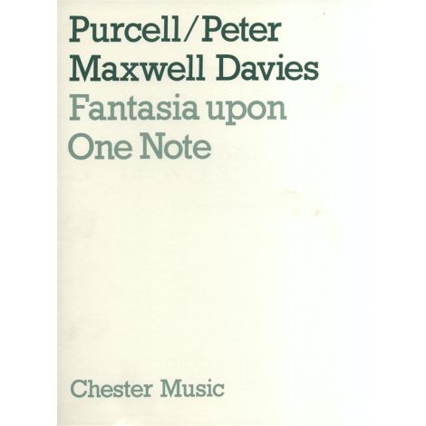 Henry Purcell And Peter Maxwell Davies: Fantasia Upon One Note
