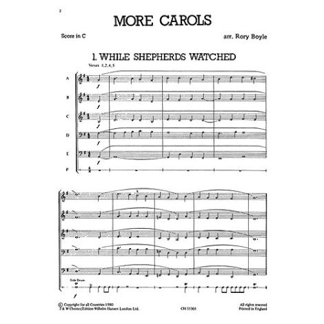 Junior Just Brass 04: Boyle Four More Carols For Brass 5 Part