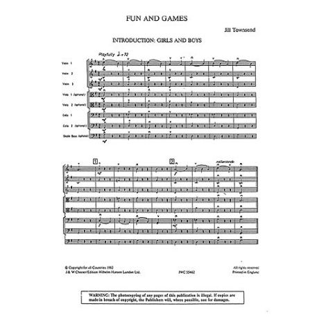 Playstrings No. 4 Fun And Games (Townsend)