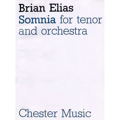 Brian Elias: Somnia (Score)
