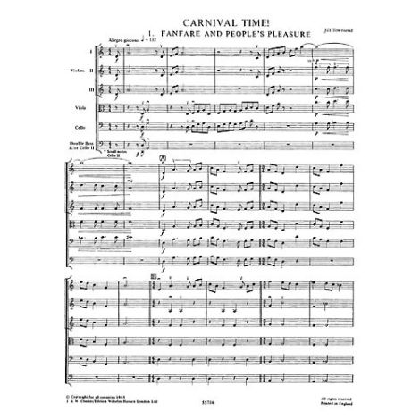 Playstrings Moderately Easy No. 11 Carnival Time (Townsend)