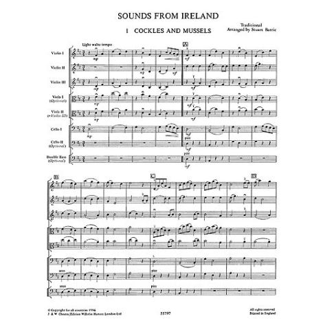 Playstrings Easy No. 12: Sounds From Ireland Score