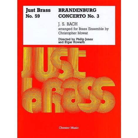 JS Bach: Brandenburg Concerto No.3 - Score And Parts (Just Brass No.59)