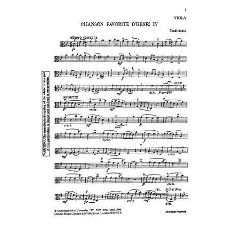 Peggy Radmall: Chester String Series Viola Book 1 (Viola Part)