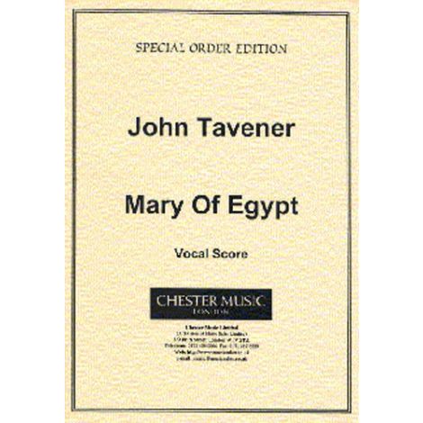 John Tavener: Mary Of Egypt (Vocal Score)
