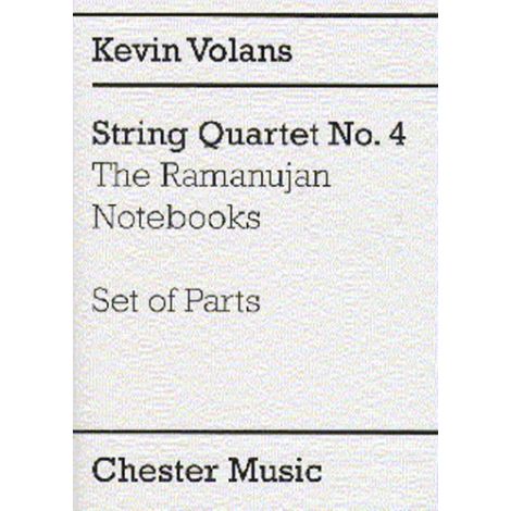 Kevin Volans: String Quartet No. 4 'The Ramanujan Notebooks' (Parts)