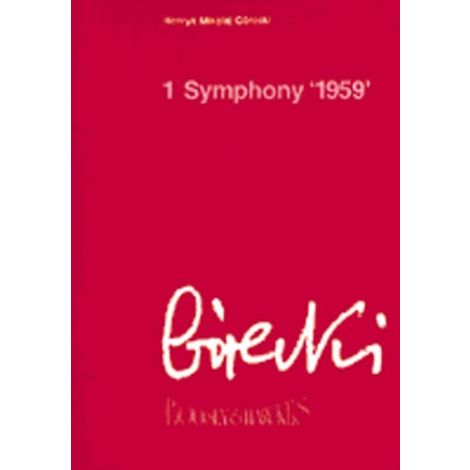 Henryk Gorecki: Symphony No.1 '1959'  (Study Score)