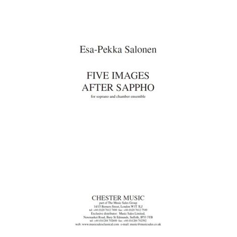 Esa-Pekka Salonen: Five Images After Sappho