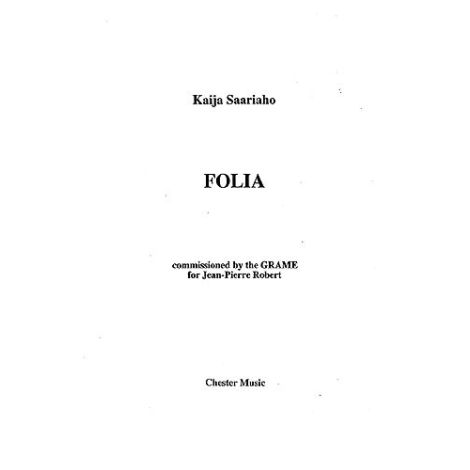 Kaija Saariaho: Folia (Performing Score)