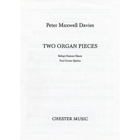 Peter Maxwell Davies: Two Organ Pieces