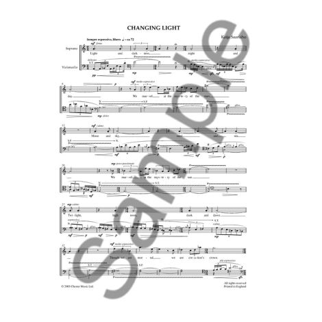 Kaija Saariaho: Changing Light (Soprano/Cello)