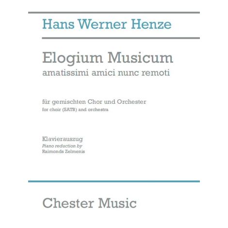 Hans Werner Henze: Elogium Musicum (Full Score)