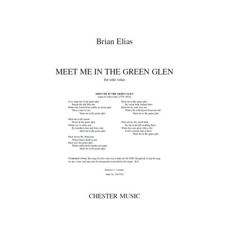 Brian Elias: Meet Me In The Green Glen (Voice Song)