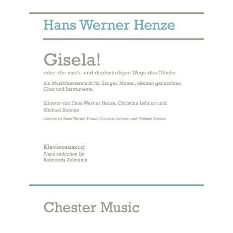 Hans Werner Henze: Gisela! (Vocal Score)