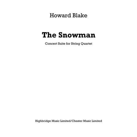 Howard Blake: The Snowman - Concert Suite For String Quartet (Parts)