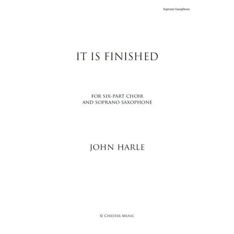 John Harle: It Is Finished (Saxophone Part)