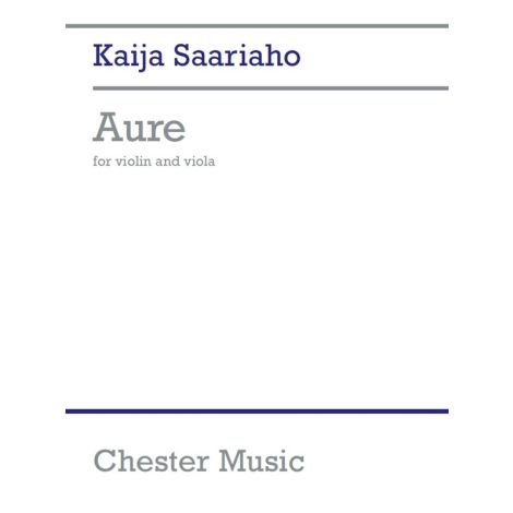 Kaija Saariaho: Aure (Violin/Viola)
