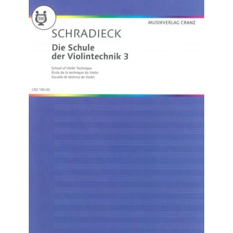 Schradieck: School of Violin Technique Book 3