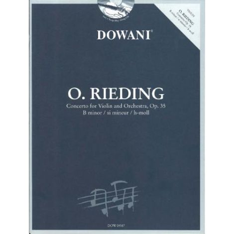 Rieding: Concerto in B minor Op.35 for Violin and Orchestra with CD