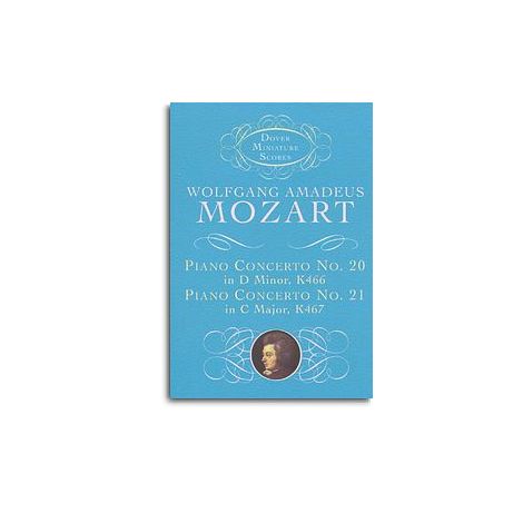 W.A.Mozart: Piano Concerto No.20 in D Minor K466, Piano Concerto No.21 in C Major K467 (Score)