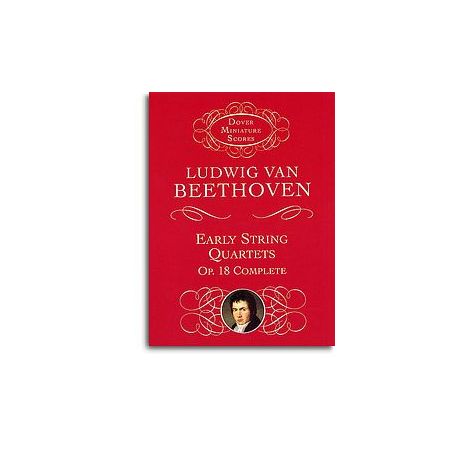 Beethoven: String Quartets Op.18 (Dover Miniature Score)