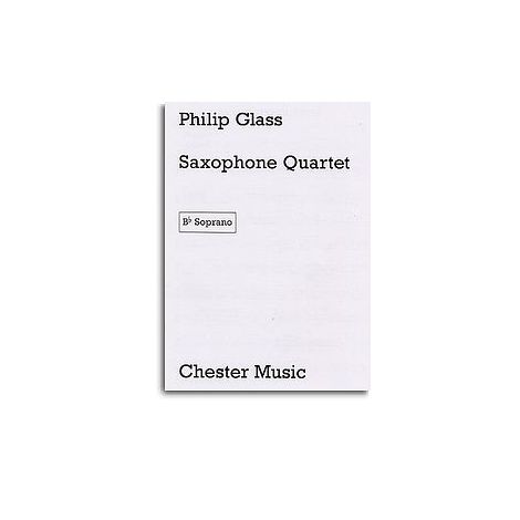 Philip Glass: Saxophone Quartet (Parts)