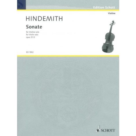 Hindemith: Sonata for solo violin, Op.31, no.2