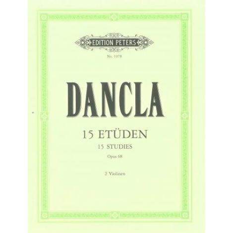 Dancla: 15 Studies Op.68 (Edition Peters)