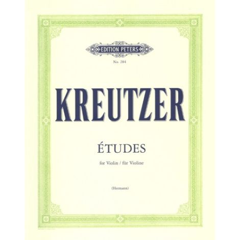 Kreutzer: 42 Studies (Caprices) For Violin Solo, Ed. Hermann