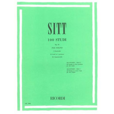 Sitt: 100 Studies Op.32, Part 1 (Violin Solo)