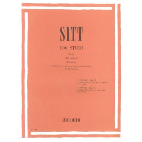 Sitt: 100 Studies Op.32, Part 2 (Violin Solo)