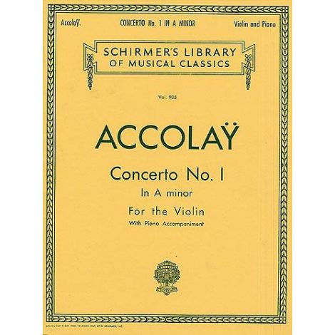 J-B. Accolay: Violin Concerto No.1 In A Minor