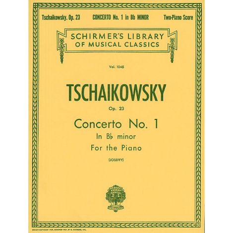 Pyotr Ilyich Tchaikovsky: Piano Concerto No.1 In B Flat Minor Op.23 (2 Piano Score)