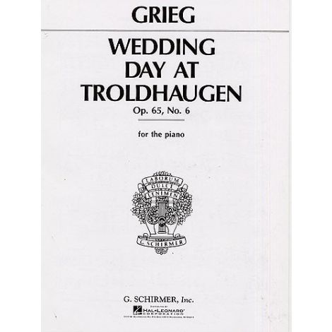 Edvard Grieg: Wedding Day At Troldhaugen (Piano Solo)