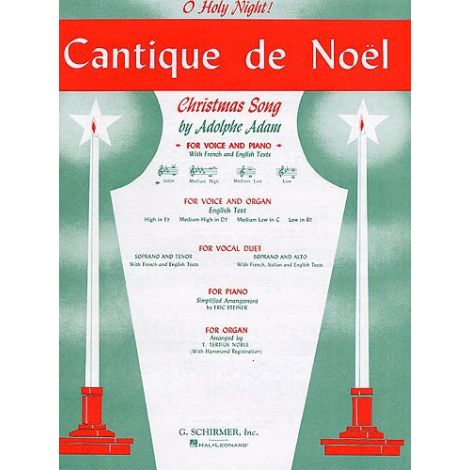 Adolphe Adam: Cantique De Noel (O Holy Night) for High Voice In E Flat.