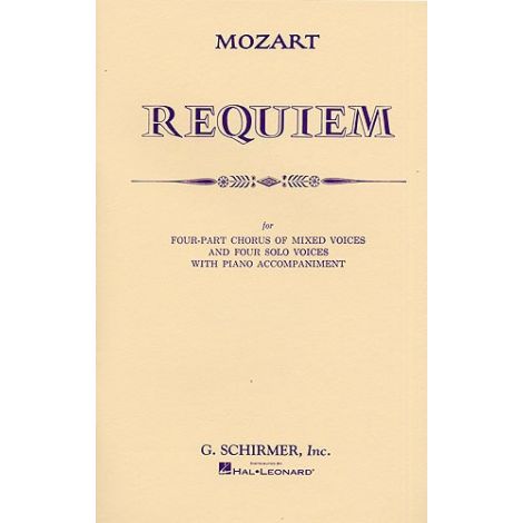 W.A. Mozart: Requiem (Vocal Score)