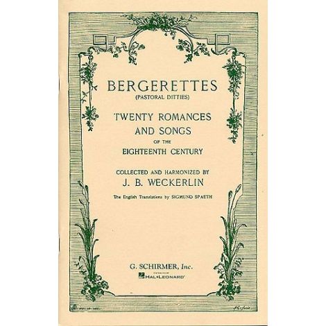 J. B. Weckerlin: Bergerettes (Pastoral Ditties)