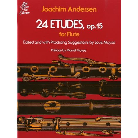 Joachim Andersen: 24 Etudes Op.15 For Flute