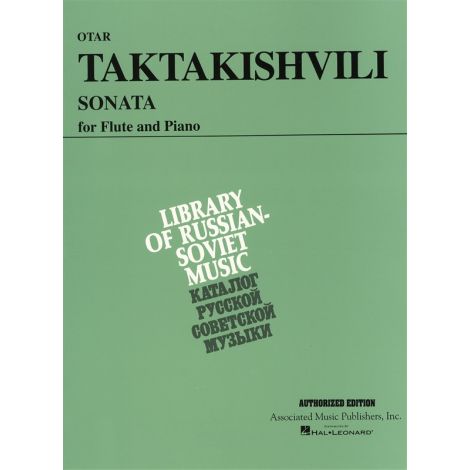 Otar Taktakishvili: Sonata For Flute And Piano