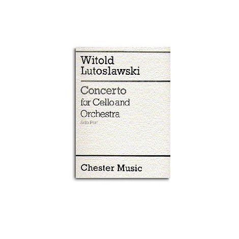 Witold Lutoslawski: Concerto For Cello And Orchestra (Solo Part)