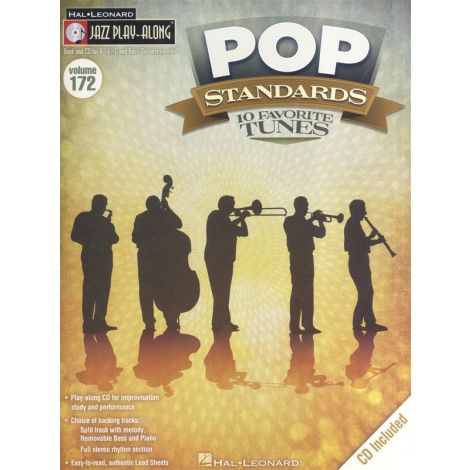 Jazz Play-Along Volume 172: Pop Standards - 10 Favorite Tunes