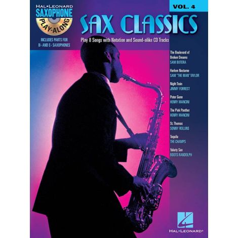 Saxophone Play-Along Volume 4: Sax Classics (Book/CD)