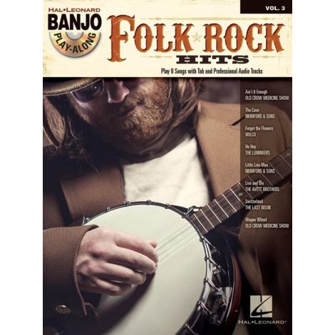 Banjo Play-Along Volume 3: Folk Rock Hits (Book/CD)