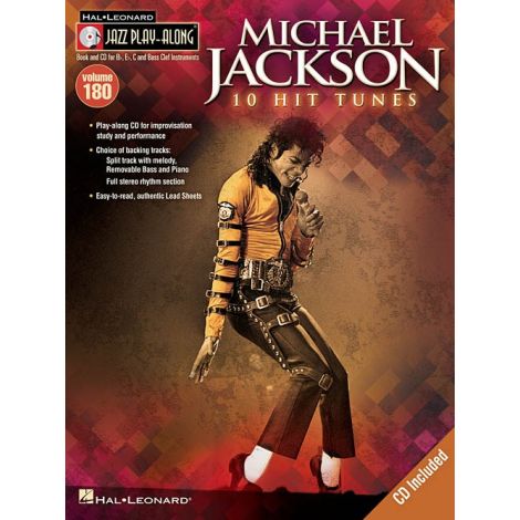 Jazz Play-Along Volume 180: Michael Jackson (Book/CD)
